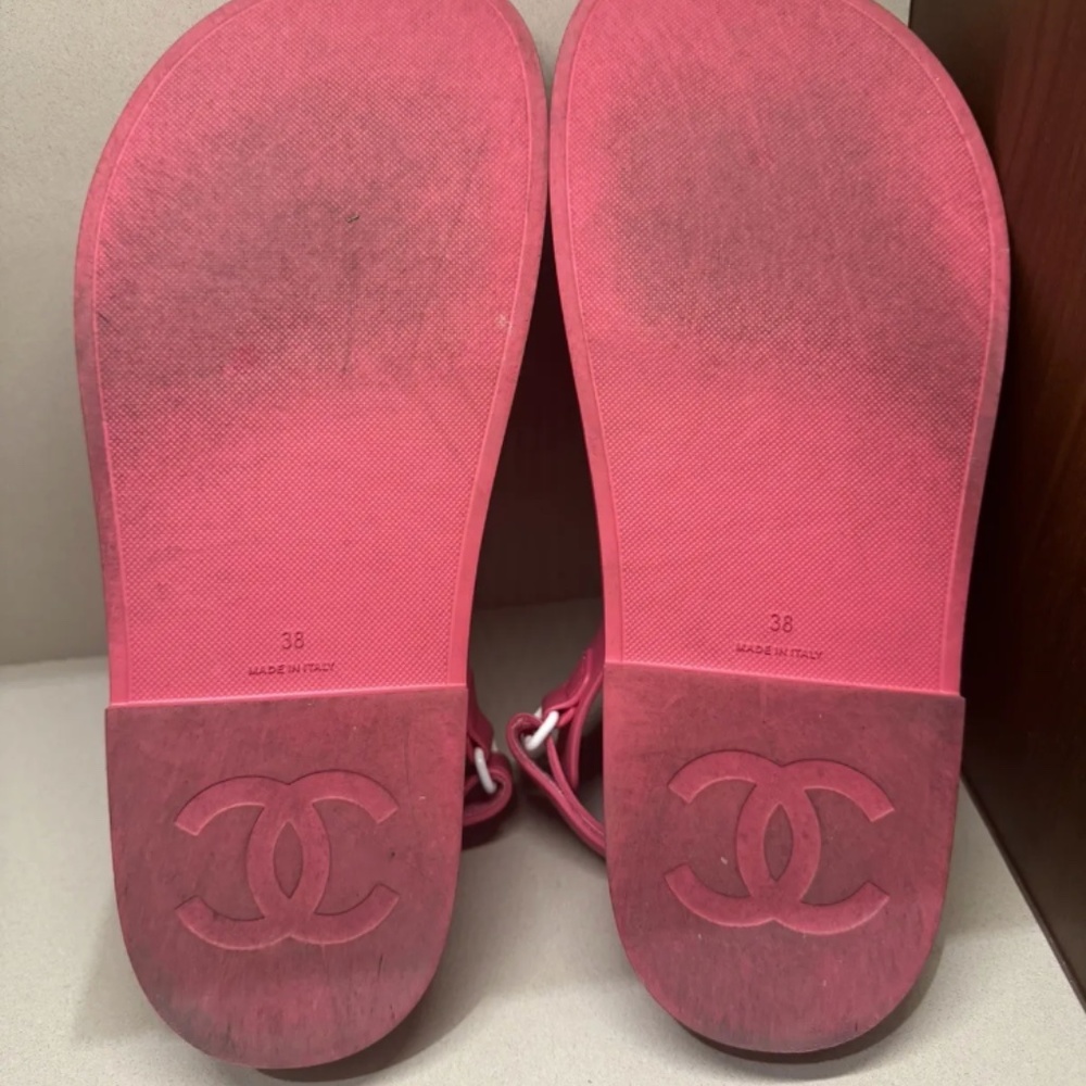 Pink Chanel Dad Sandals - Picture 8 of 11